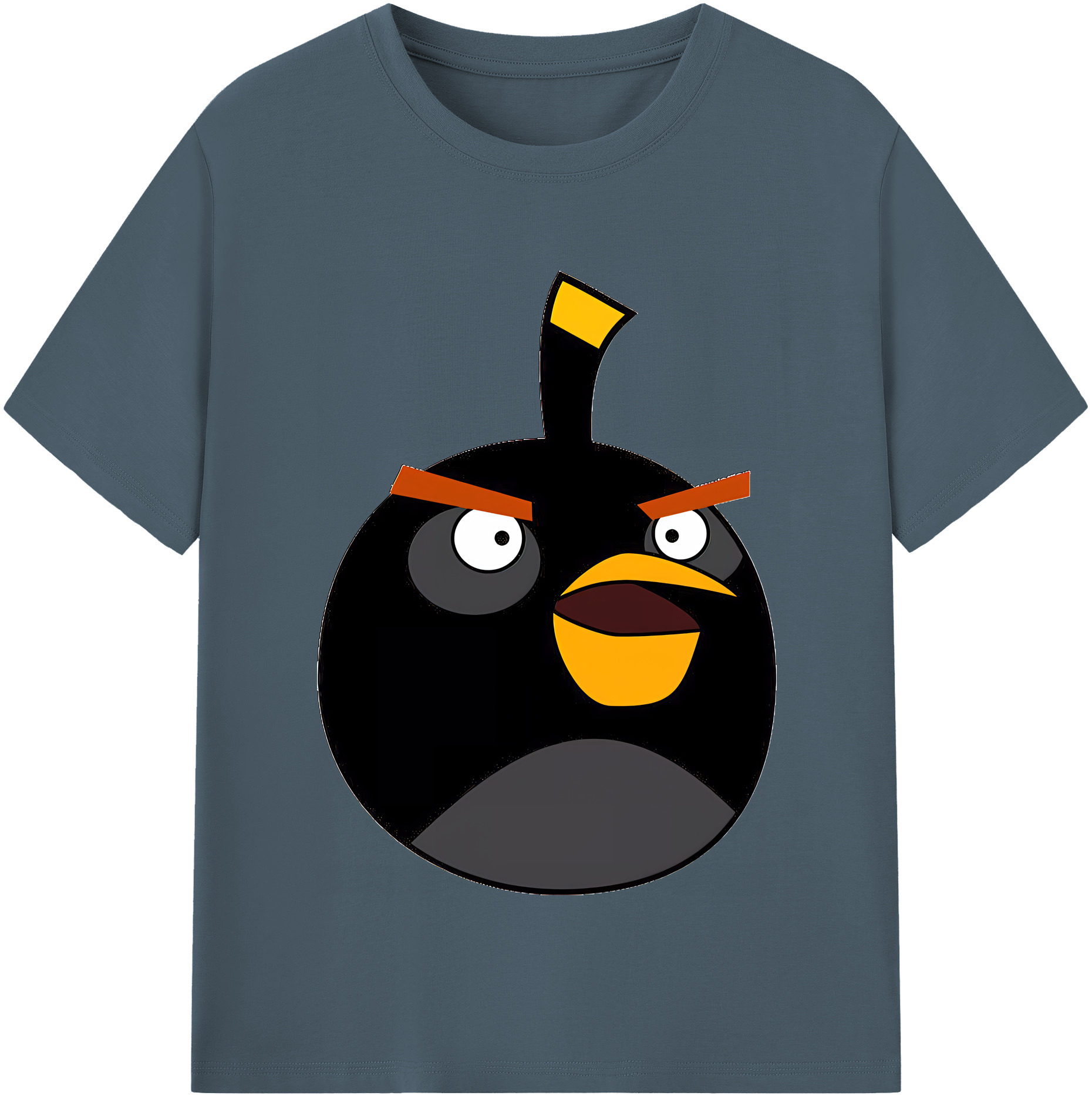 （画像用） Angry Birds アングリーバード 綿100％半袖Tシャツ（フロントプリント）